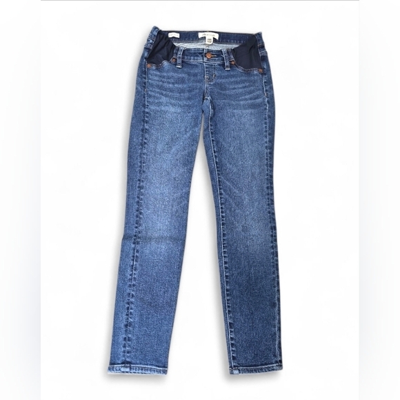 Madewell Denim - Madewell Maternity Side-Panel Skinny Wendover Wash Stretch Jeans Size 25 w/ 27"
